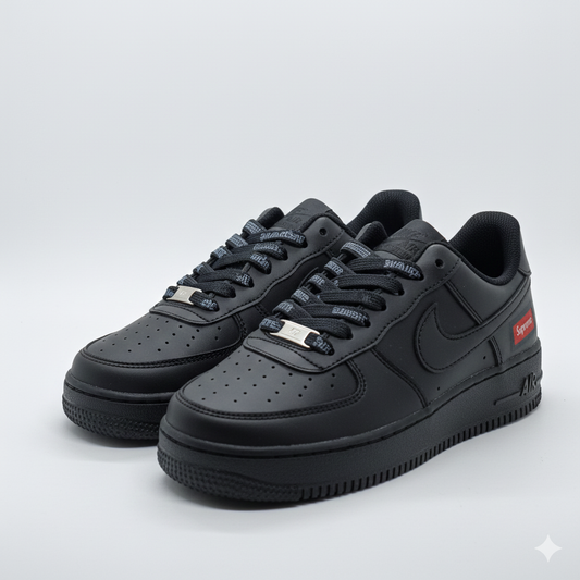 Nike AirForce 1 Supreme Black