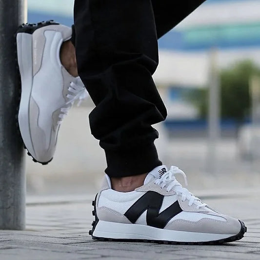 New Balance 327 White and Black