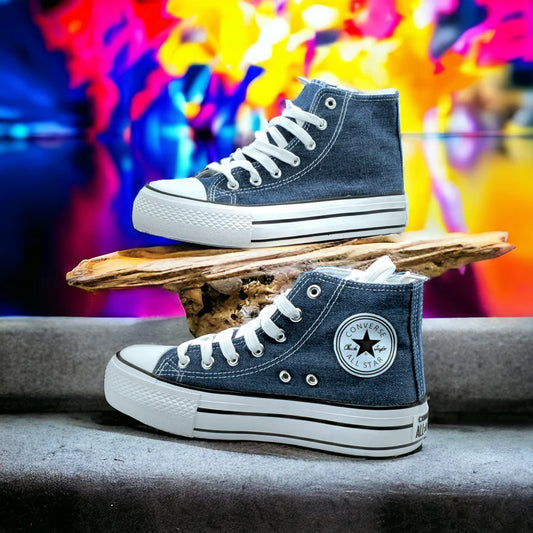 Converse Chuck Taylor Allstar Lift Plataform Denim