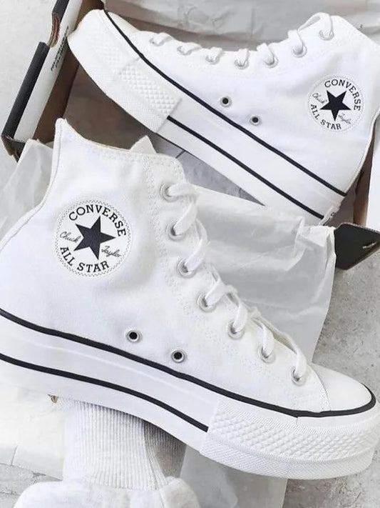 Converse Chuck Taylor AllStar Lift Platform White