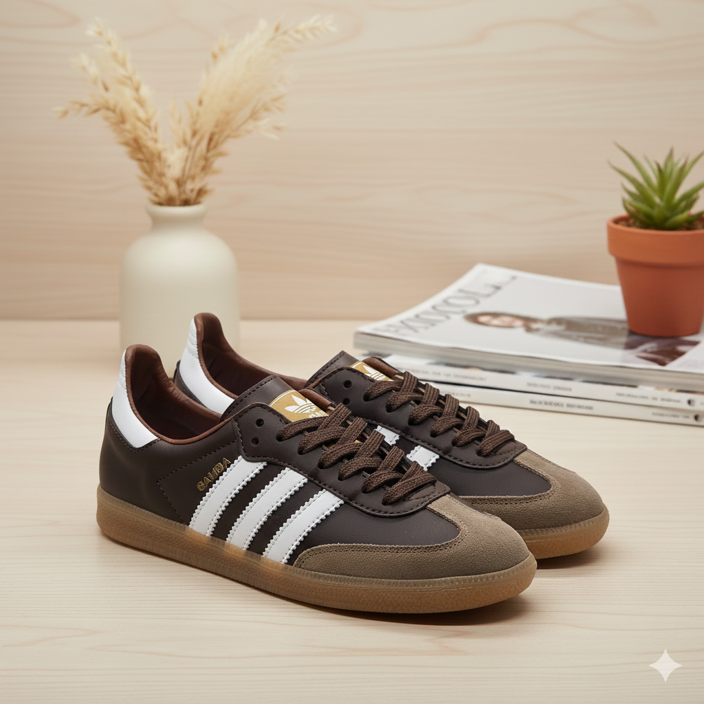 Adidas Samba Brown\White