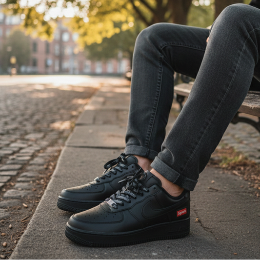 Nike AirForce 1 Supreme Black